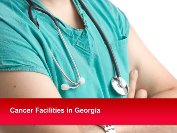 Cancer Hospitals in Georgia