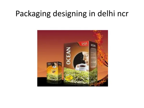 Packaging designing in delhi ncr