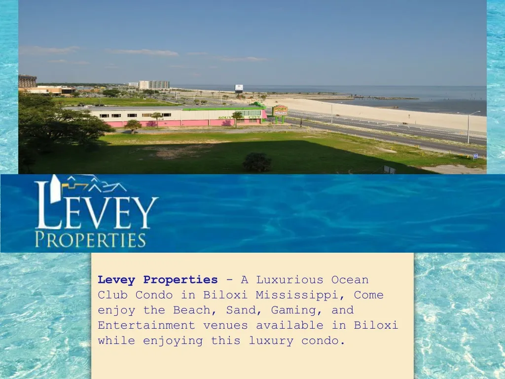 levey properties a luxurious ocean club condo