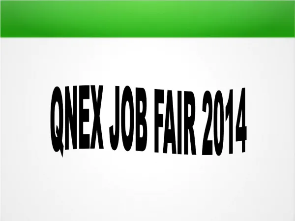 Job Fair 2014 in Chennai