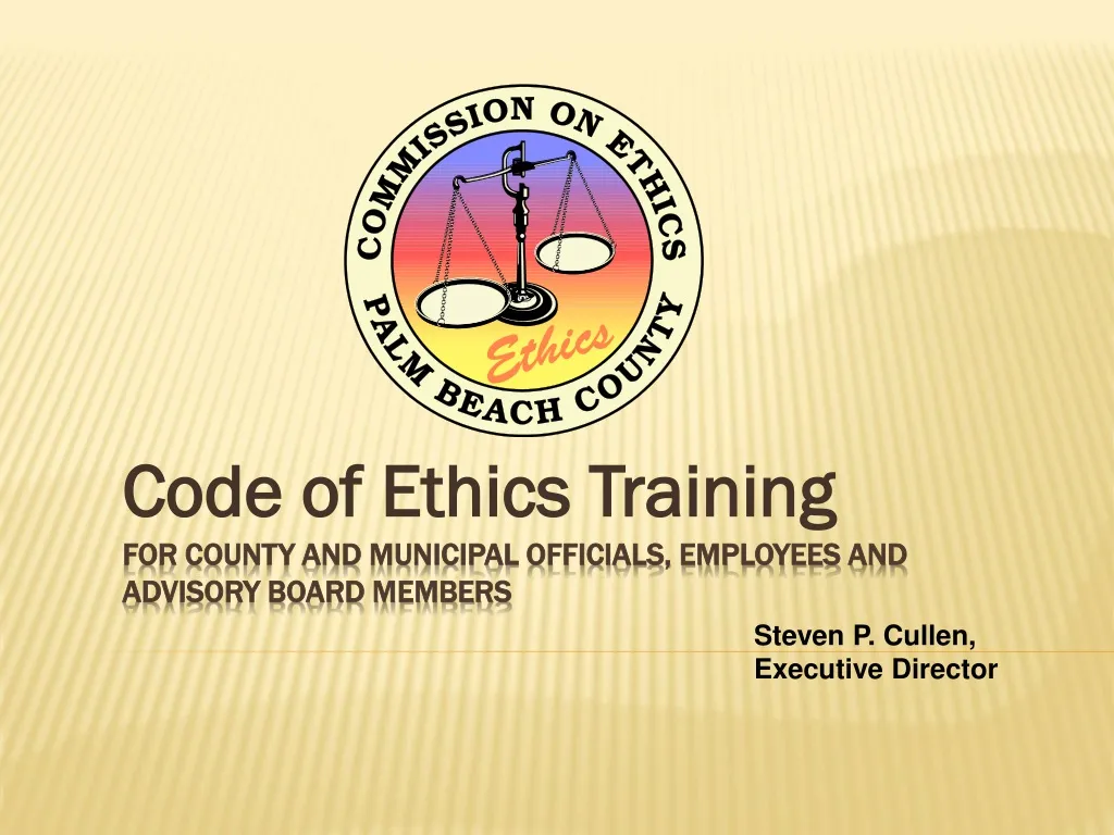 code of ethics training