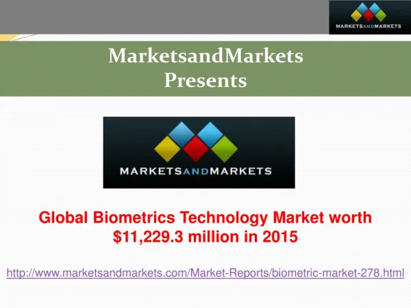 Research Report on Biometrics Technology Market