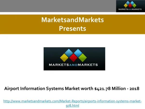 Airport Information Systems Market worth $421.78 Million - 2