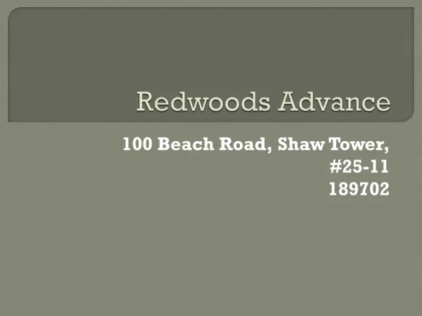 Redwoods Advance at West Coast Park Singapore for Telematch