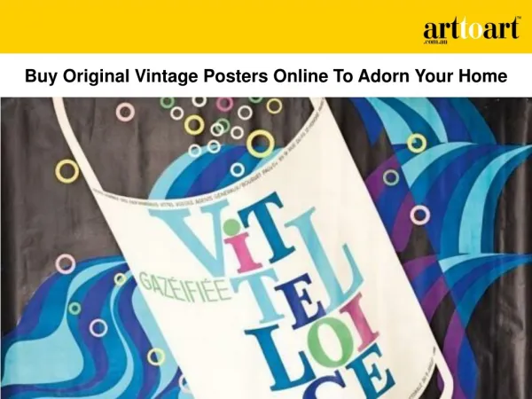 Buy Original Vintage Posters Online To Adorn Your Home