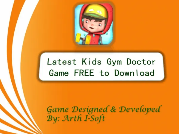 Latest Kids Gym Game FREE to Download