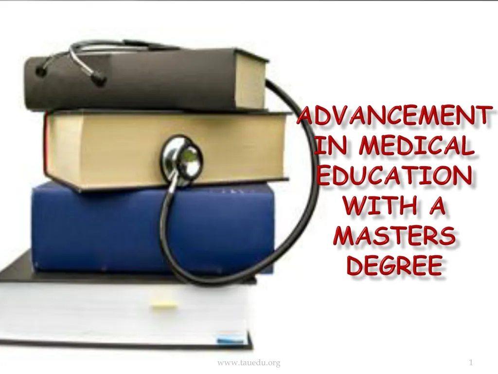 advancement in medical education with a masters degree