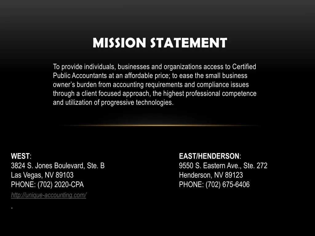 mission statement