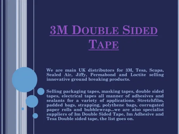 Tesa Double Sided Tape