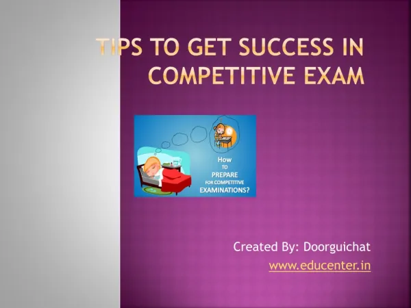 Tips to Get Success in Competitive Exam