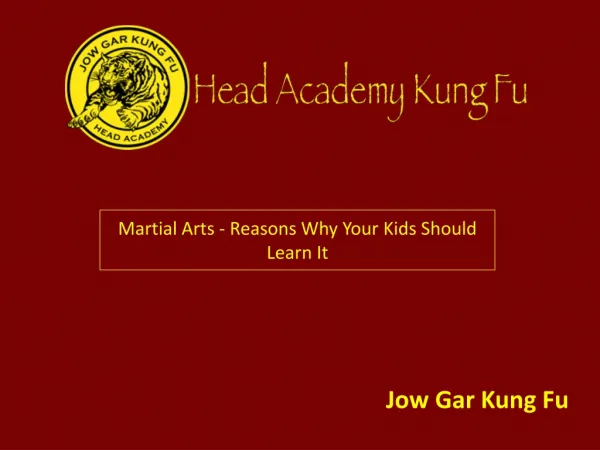 Martial Arts - Reasons Why Your Kids Should Learn It