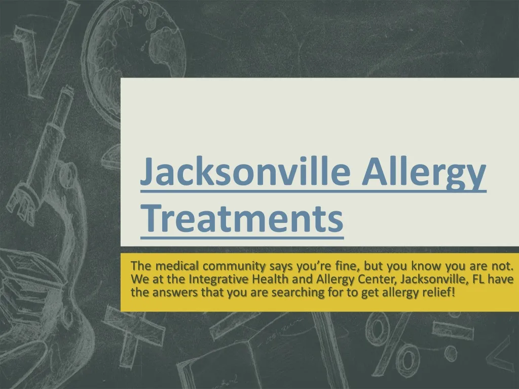 jacksonville allergy treatments