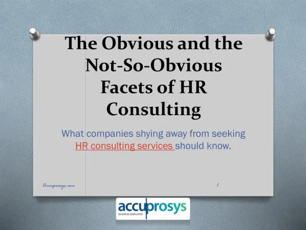 HR Consulting Services Hyderabad