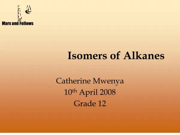 isomers of alkanes
