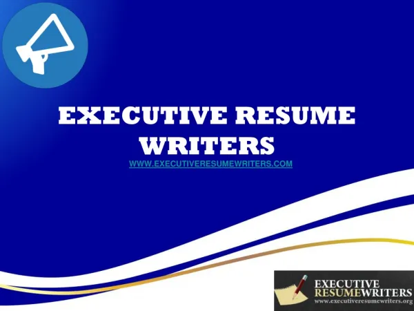 Executive Resume Writers