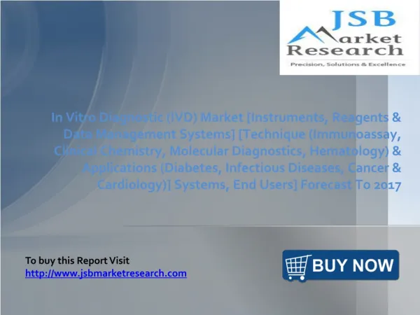 JSB Market Research: In Vitro Diagnostic (IVD) Market Techn