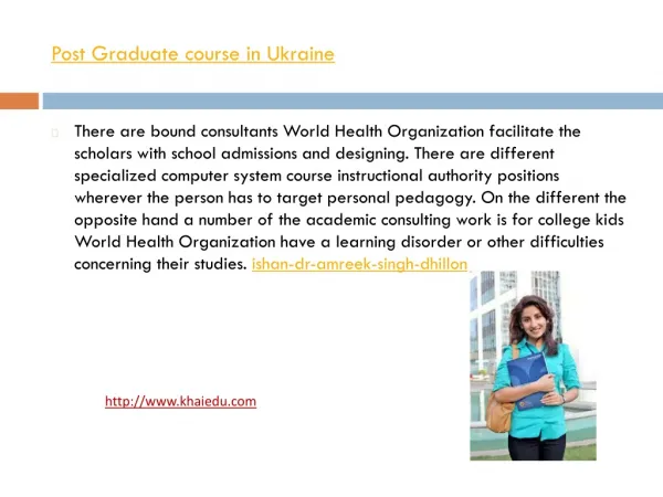 Master Course in Ukraine