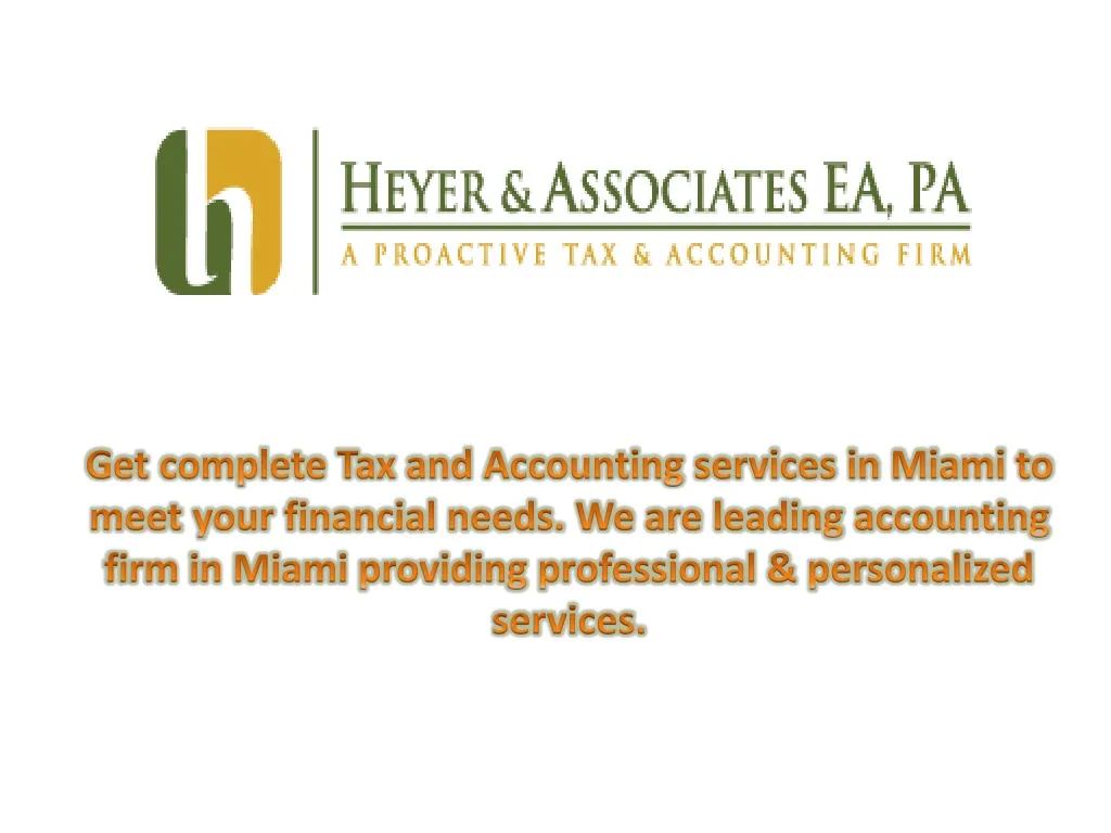get complete tax and accounting services in miami