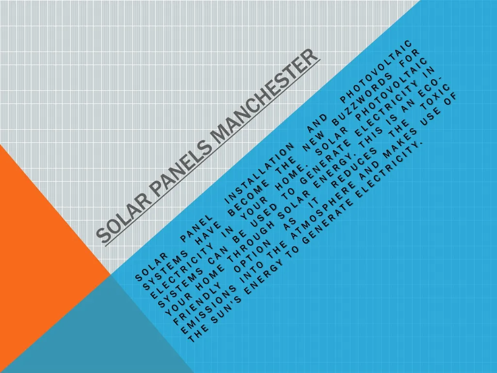 solar panels manchester