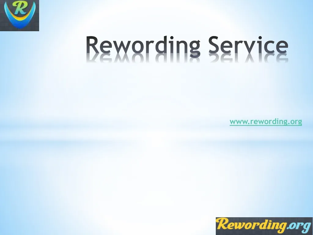 rewording service