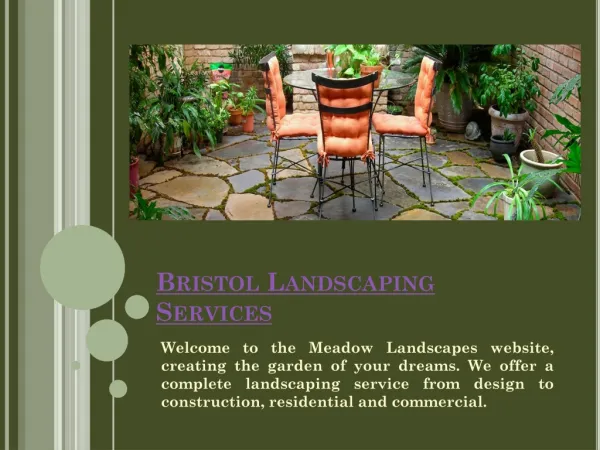 Landscape Gardeners Bristol