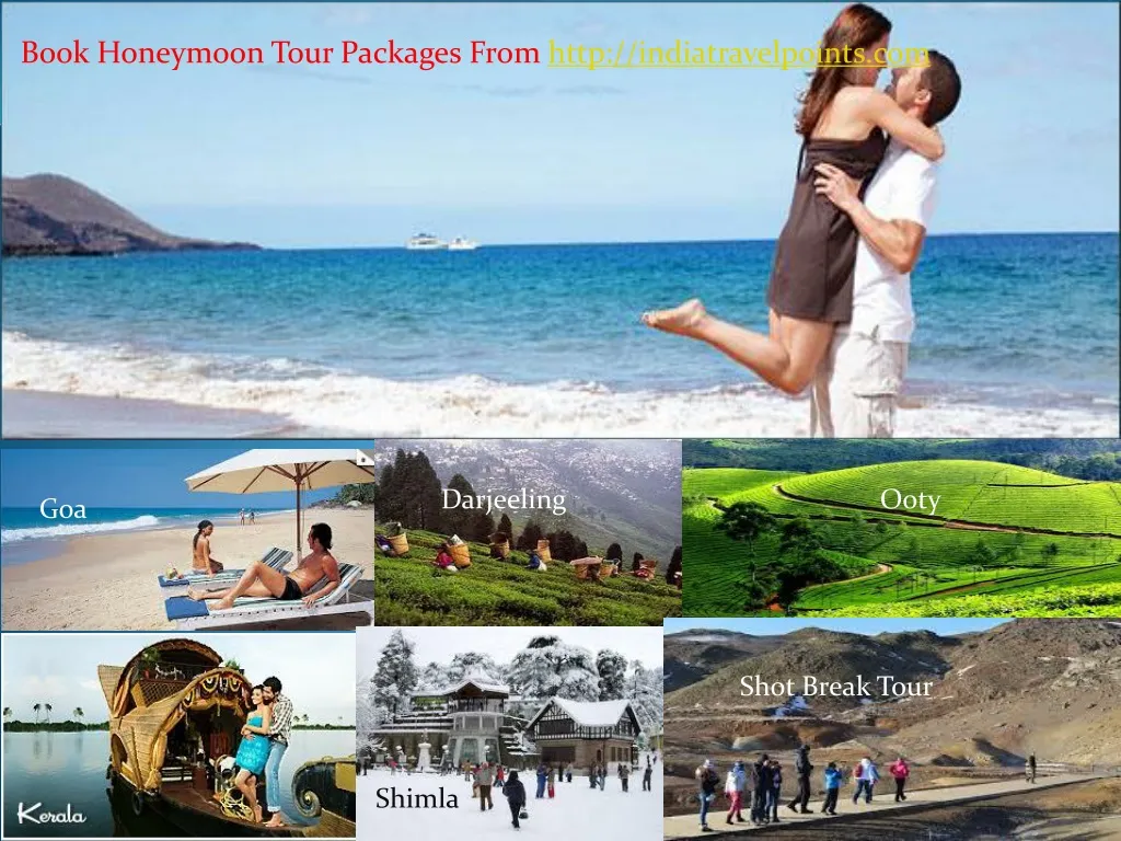 book honeymoon tour packages from http