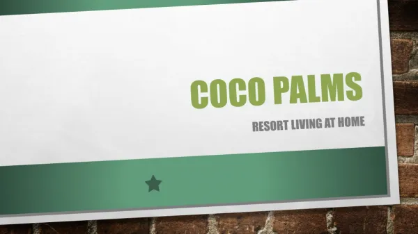 coco palms