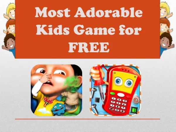 Most Adorable Kids Game for FREE