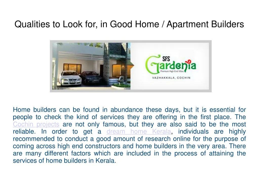 qualities to look for in good home apartment builders