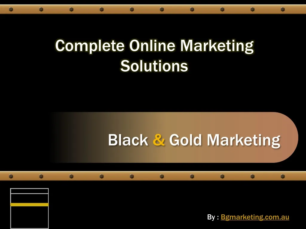 black gold marketing
