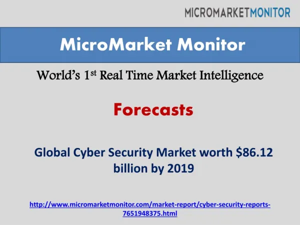 Cyber Security Market by 2019