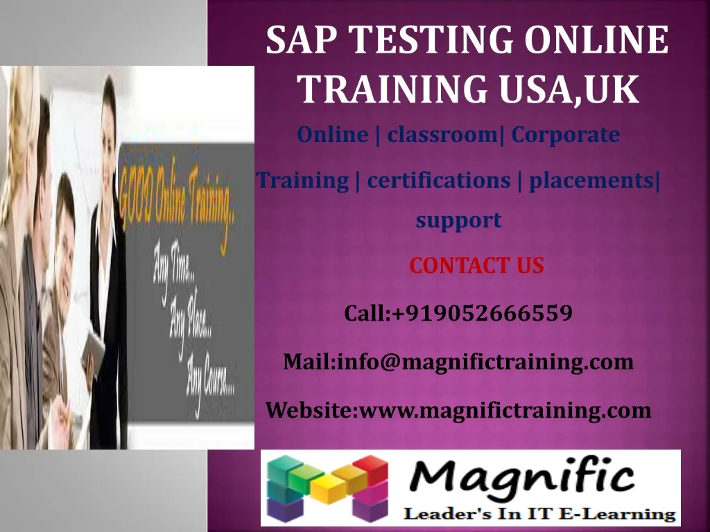 sap testing online training usa uk