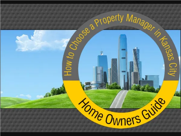 Find Professional RealEstate Property Managers in KansasCity
