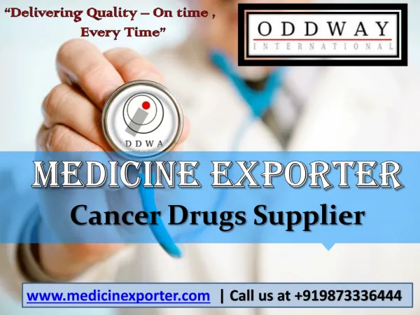 Medicine exporter and supplier
