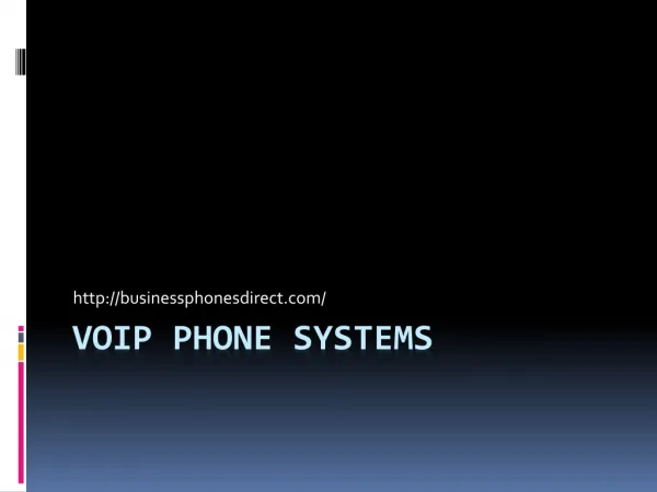 Business Telephones | VoIP Phone Systems