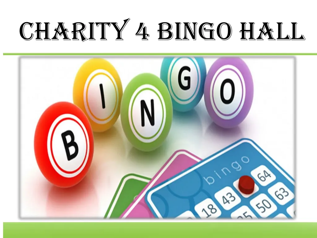 charity 4 bingo hall