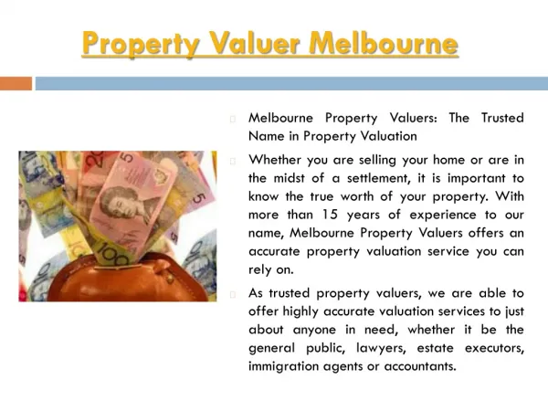 Property Valuations Melbourne