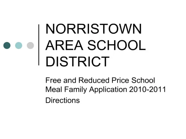 norristown area school district