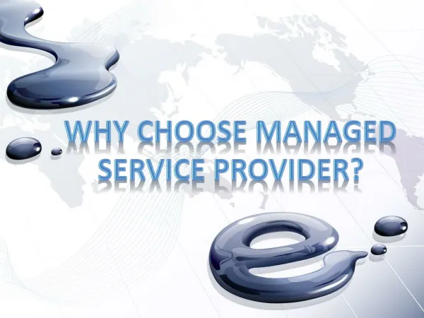 Why Choose managed service provider?