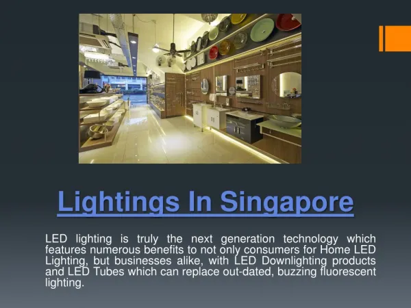 Singapore Lighting