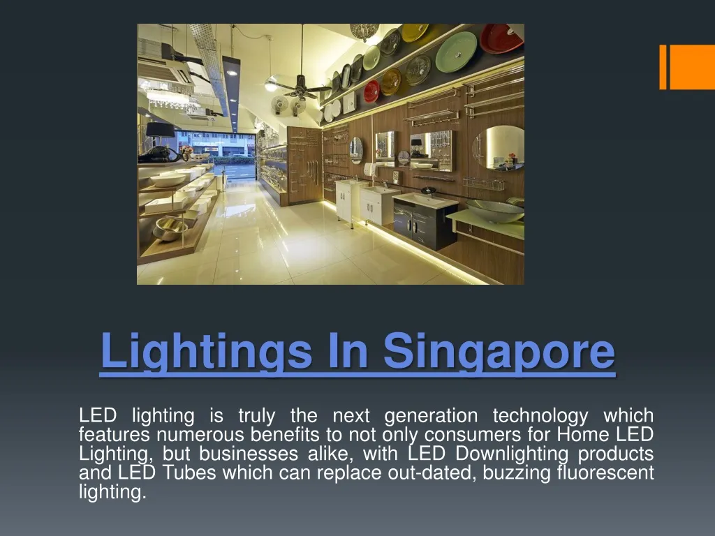 lightings in singapore