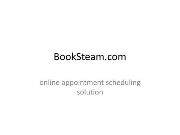 booksteam.com online appointment scheduling