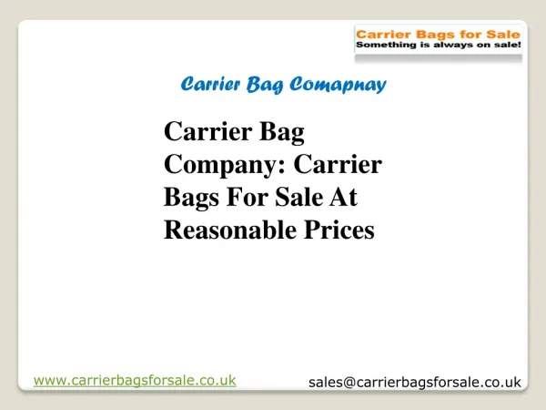 Carrier Bag Company