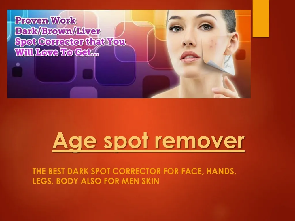 age spot remover
