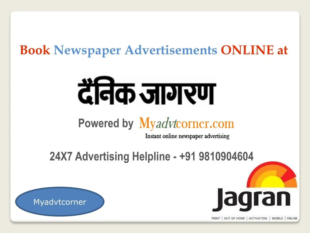 book newspaper advertisements online at