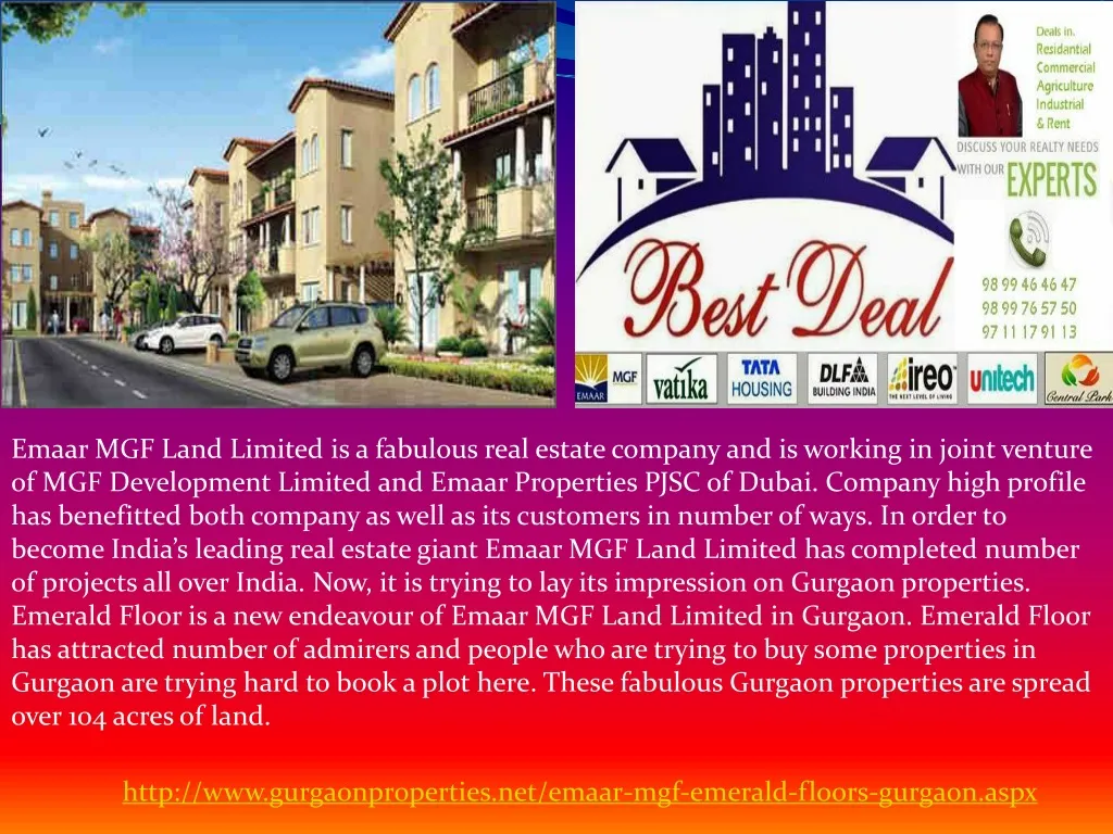 emaar mgf land limited is a fabulous real estate