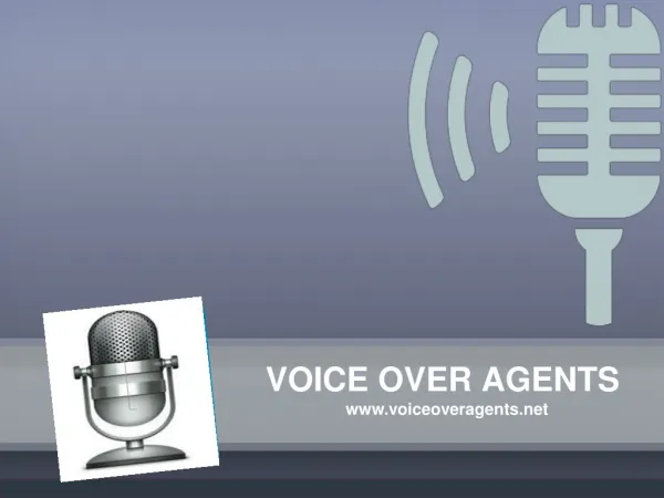 Voice Over Agents