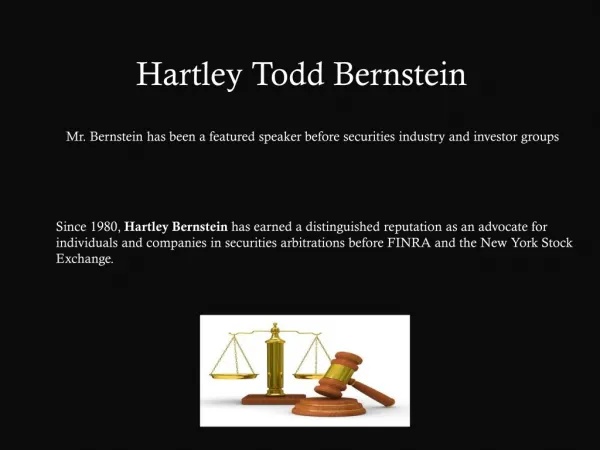 Hartley Bernstein - Law Attorney