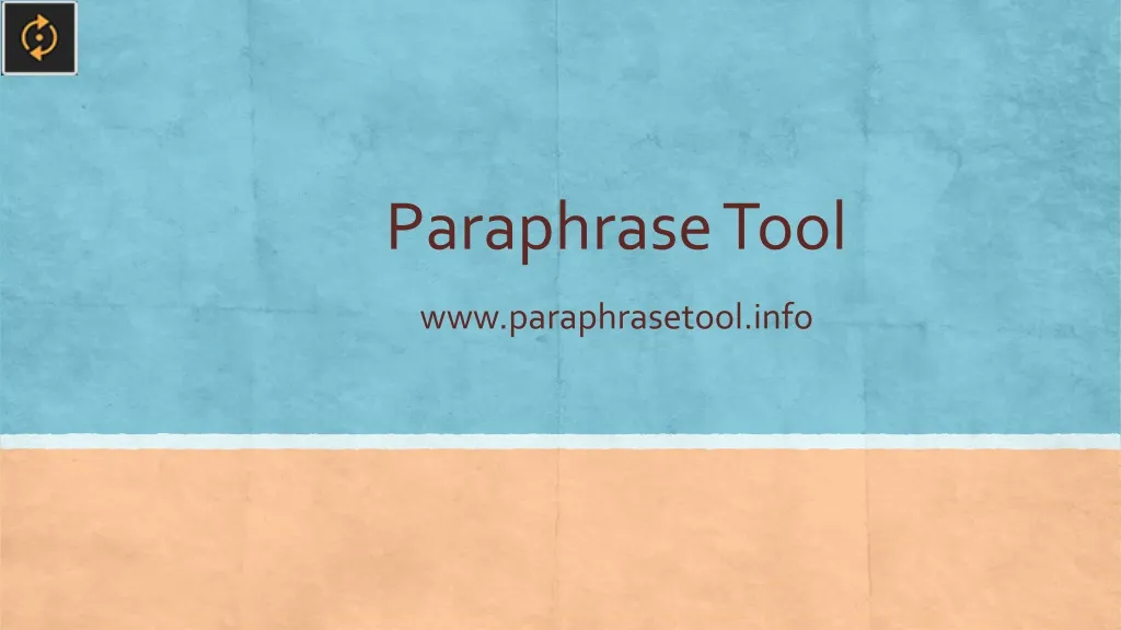 paraphrase tool www paraphrasetool info