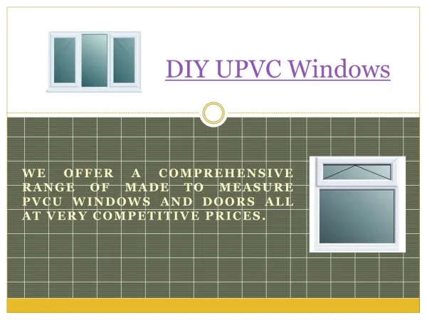 Cheap UPVC Windows
